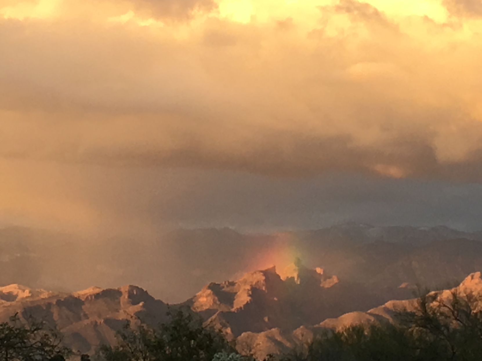 Rainbow over Thimble Peak